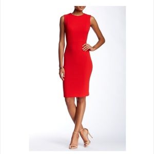 Calvin Klein Scuba Crepe Sheath Dress
